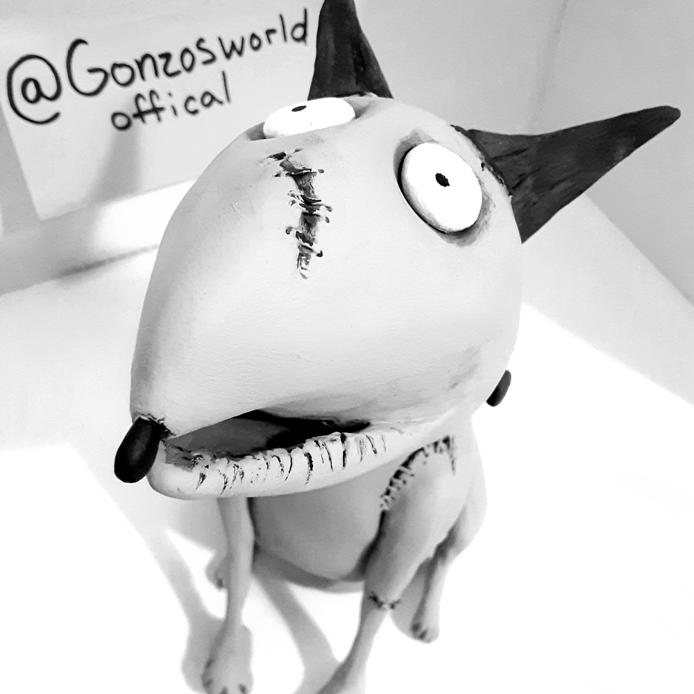 Frankenweenie polymer sculpture